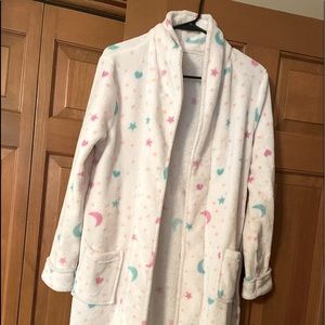 Girls fleece robe